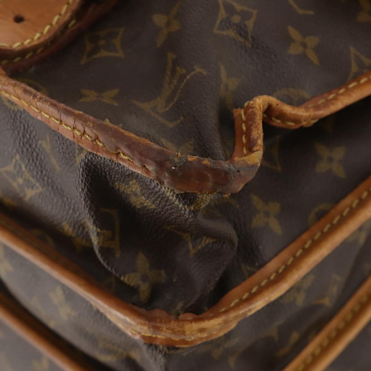 LOUIS VUITTON Monogram Sac Kleber Travel Bag M58122 LV Auth ka2837