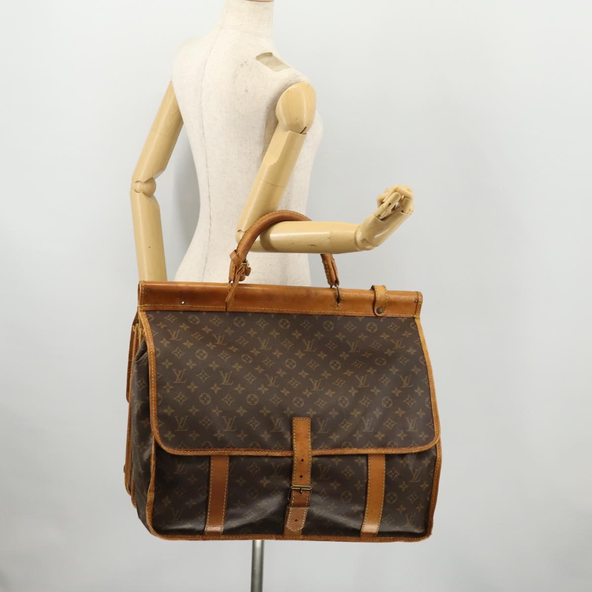 LOUIS VUITTON Monogram Sac Kleber Travel Bag M58122 LV Auth ka2837