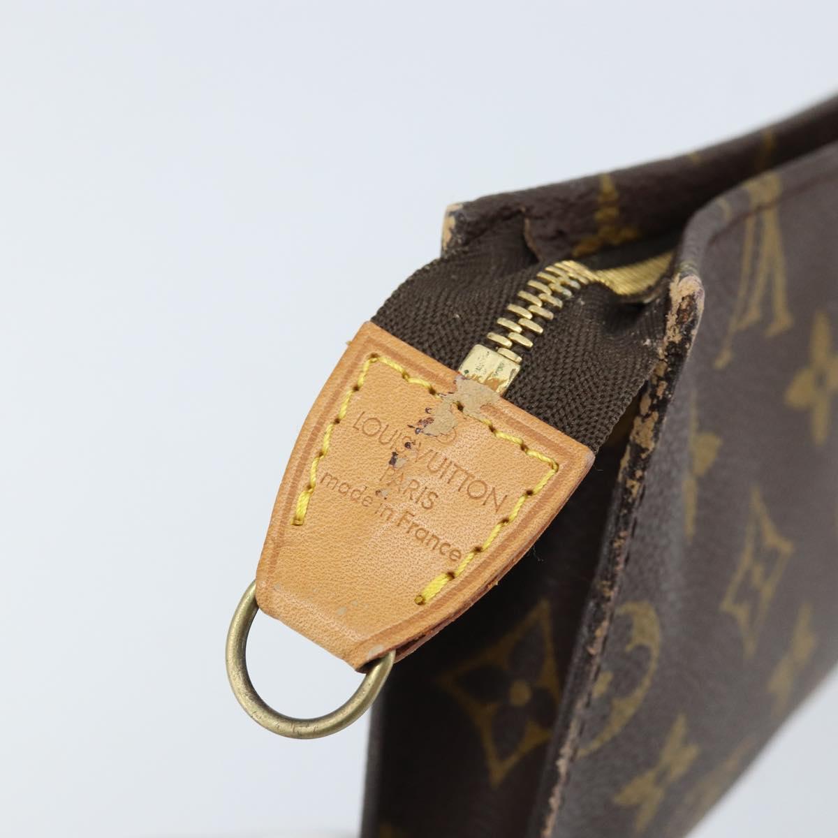 LOUIS VUITTON Monogram Bucket PM Accessory Pouch LV Auth ka2841