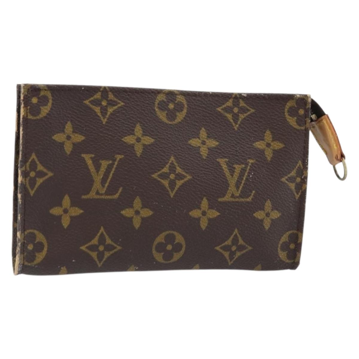 LOUIS VUITTON Monogram Bucket PM Accessory Pouch LV Auth ka2841
