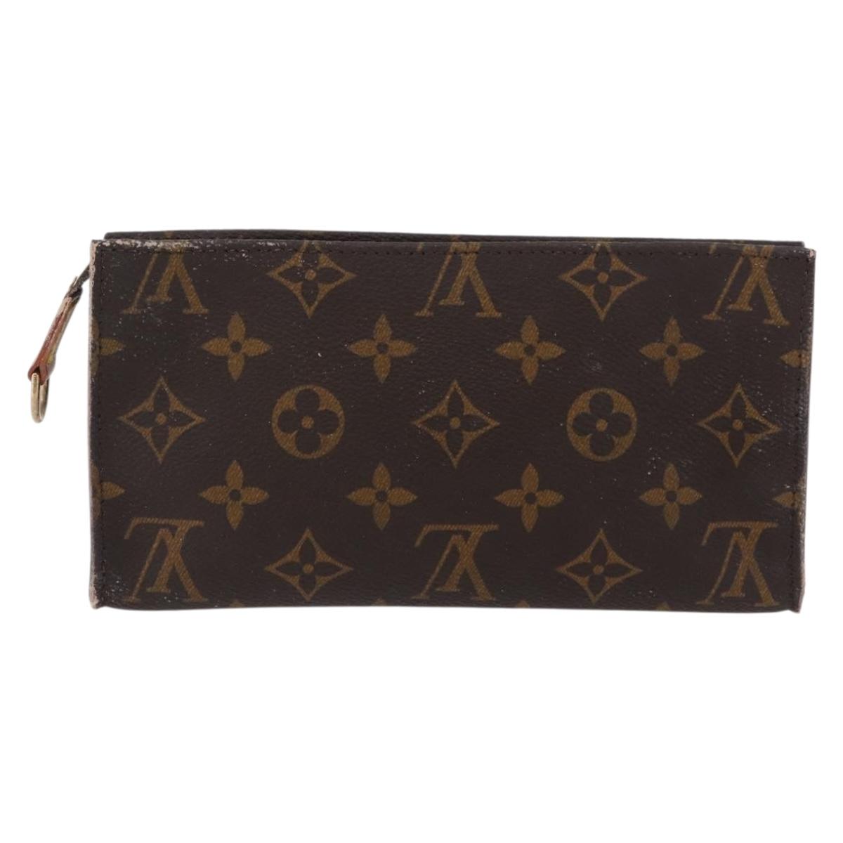 LOUIS VUITTON Monogram Bucket GM Accessory Pouch LV Auth ka2843