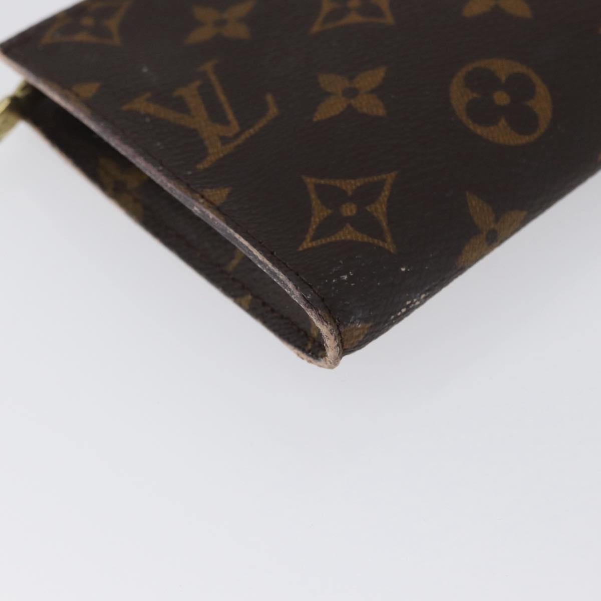 LOUIS VUITTON Monogram Bucket GM Accessory Pouch LV Auth ka2843