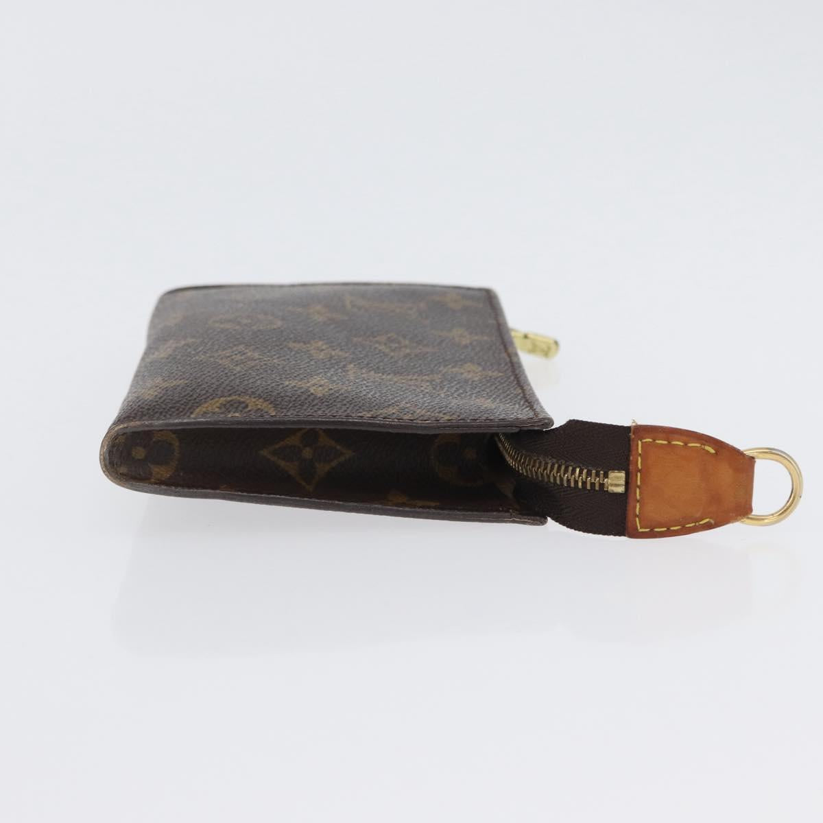 LOUIS VUITTON Monogram Bucket PM Accessory Pouch LV Auth ka2844