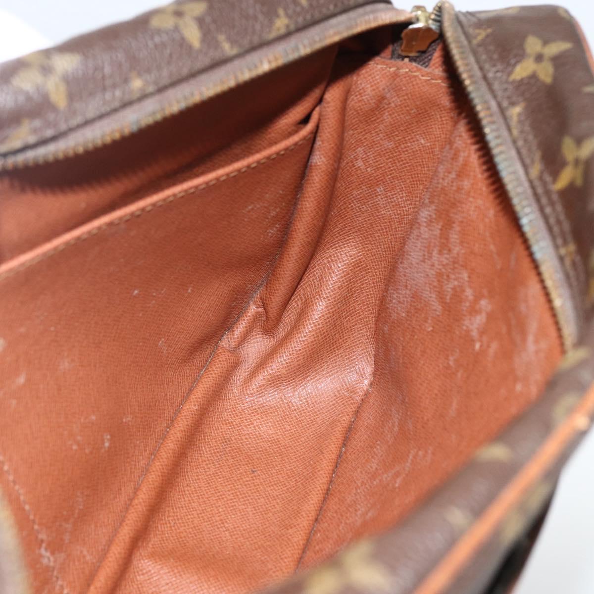 LOUIS VUITTON Monogram Compiegne 28 Clutch Bag M51845 LV Auth ka2849