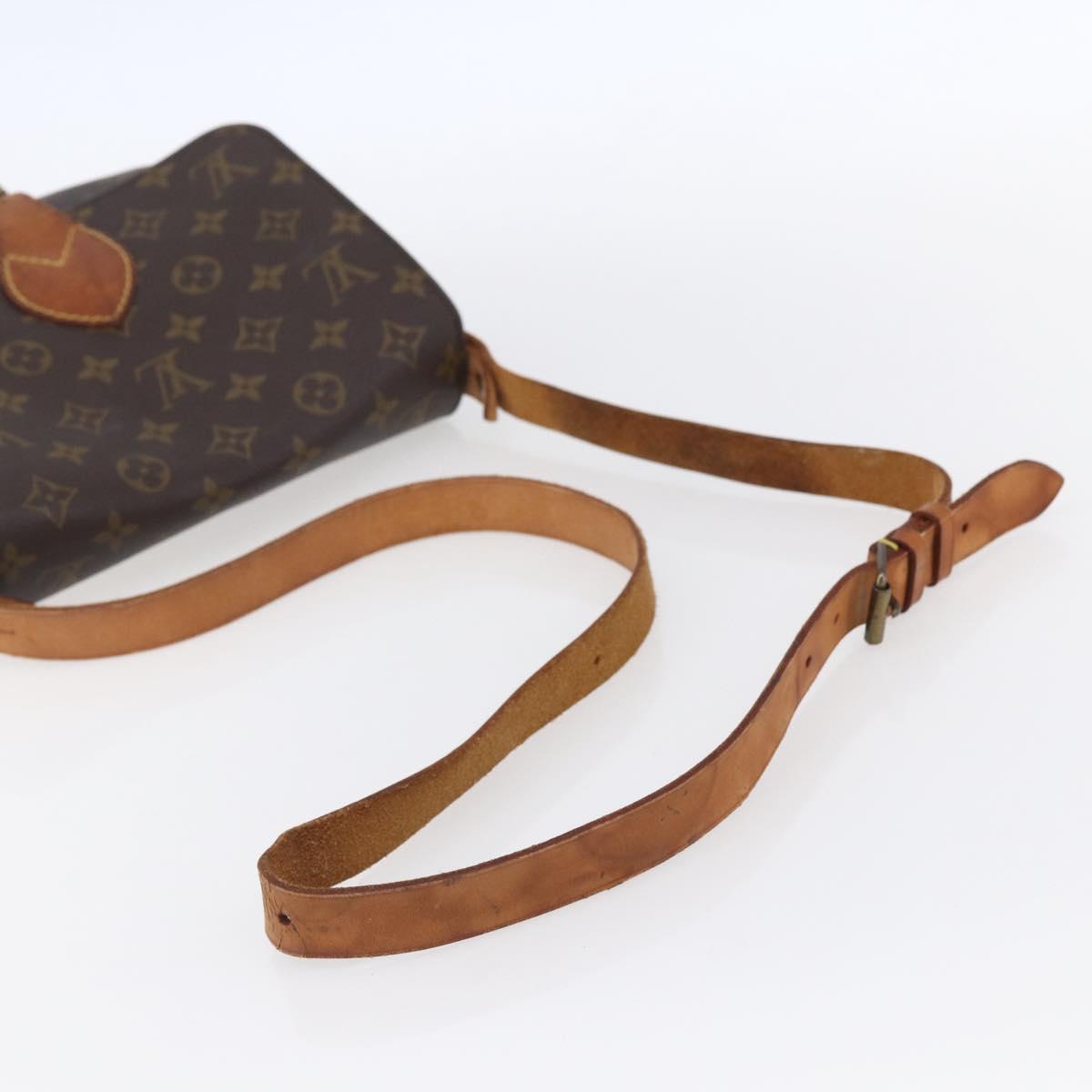 LOUIS VUITTON Monogram Cartouchiere MM Shoulder Bag M51253 LV Auth ka285