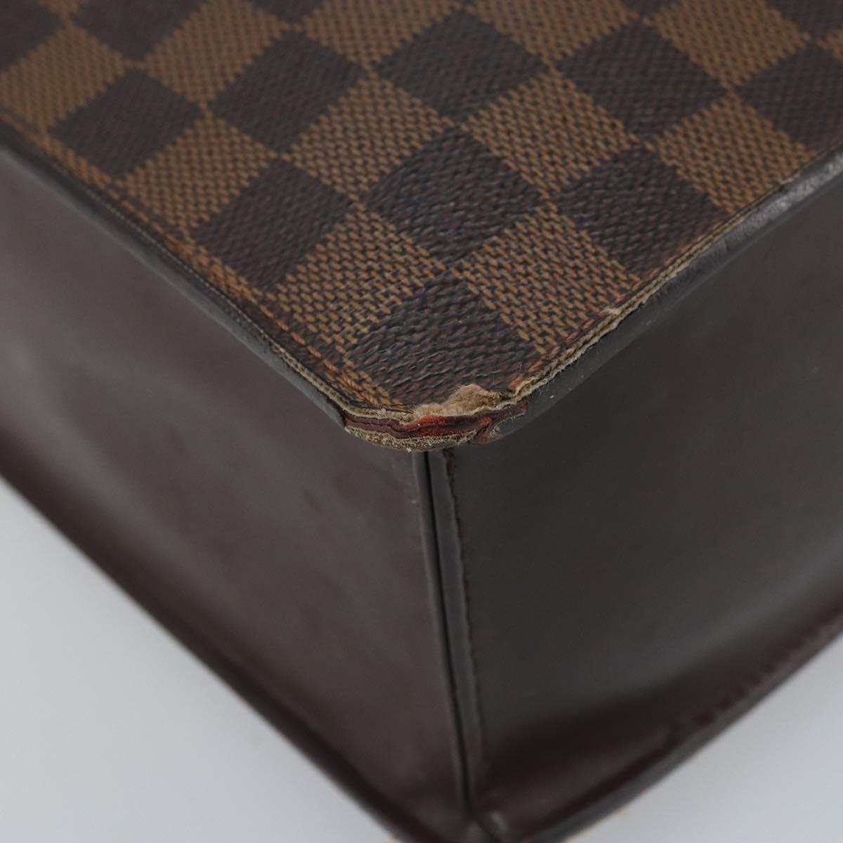 LOUIS VUITTON Damier Ebene Venice PM Hand Bag N51145 LV Auth ka2850