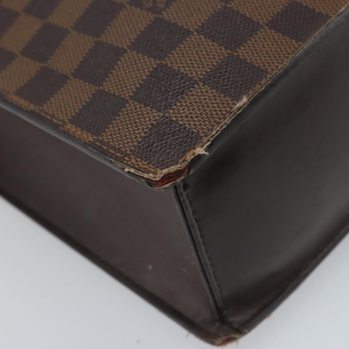 LOUIS VUITTON Damier Ebene Venice PM Hand Bag N51145 LV Auth ka2850