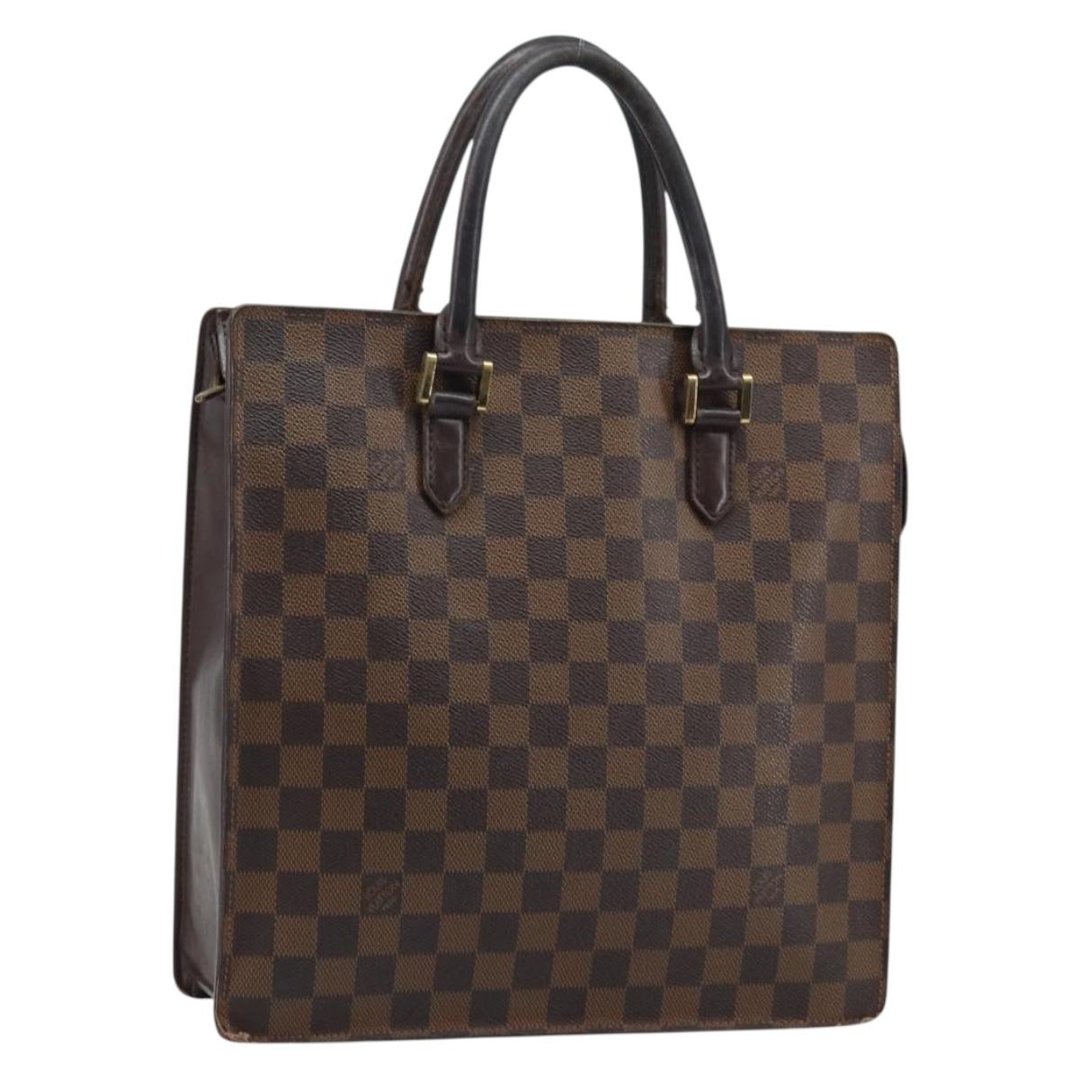 LOUIS VUITTON Damier Ebene Venice PM Hand Bag N51145 LV Auth ka2850