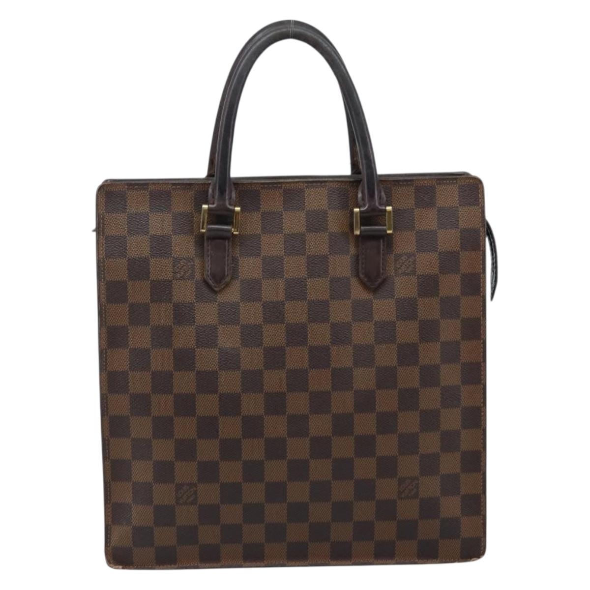 LOUIS VUITTON Damier Ebene Venice PM Hand Bag N51145 LV Auth ka2850