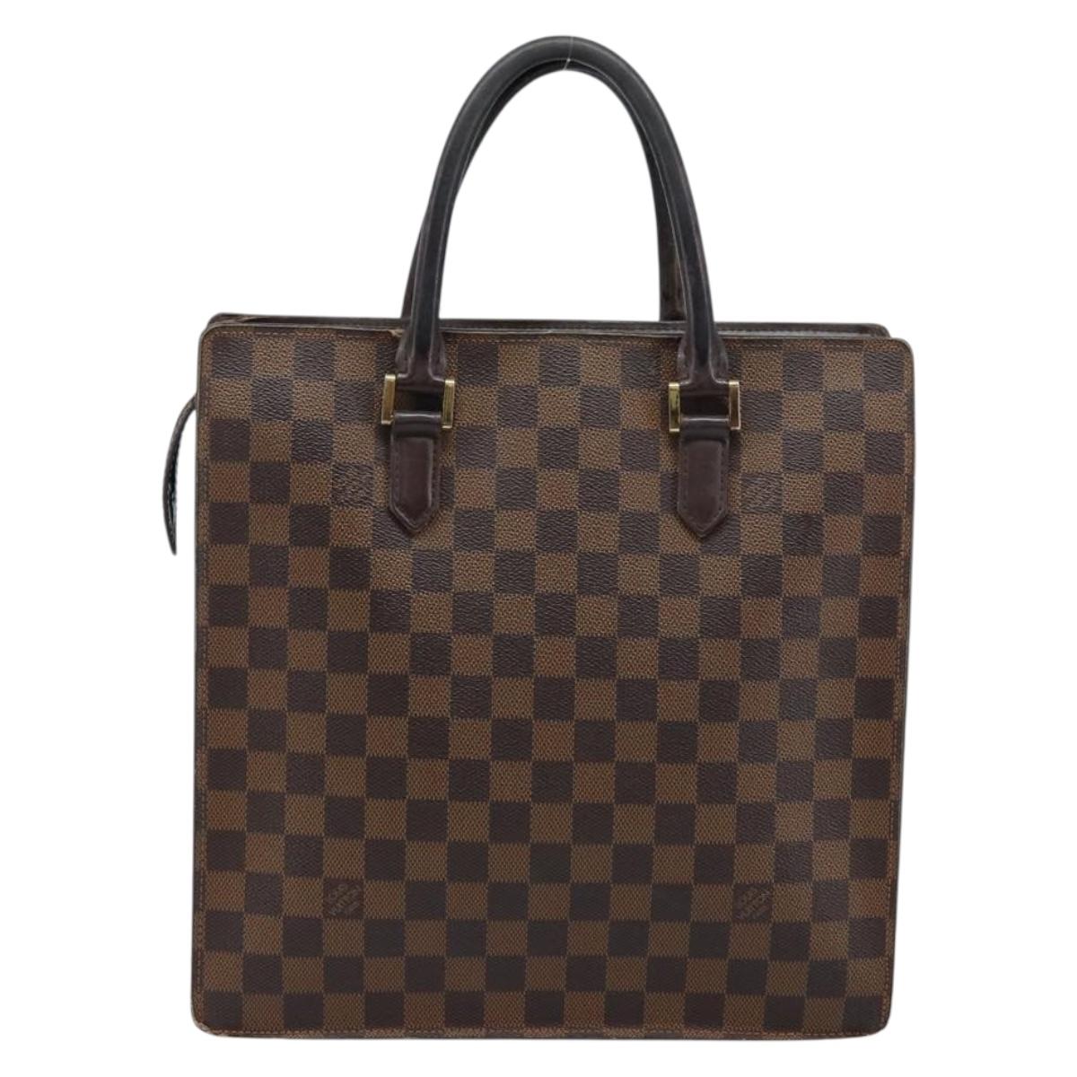 LOUIS VUITTON Damier Ebene Venice PM Hand Bag N51145 LV Auth ka2850