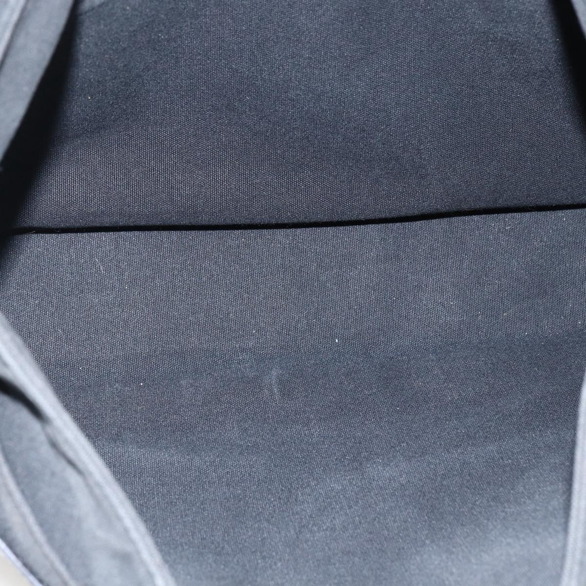 HERMES Toroca Horizontal MM Tote Bag Canvas Black Auth ka2856