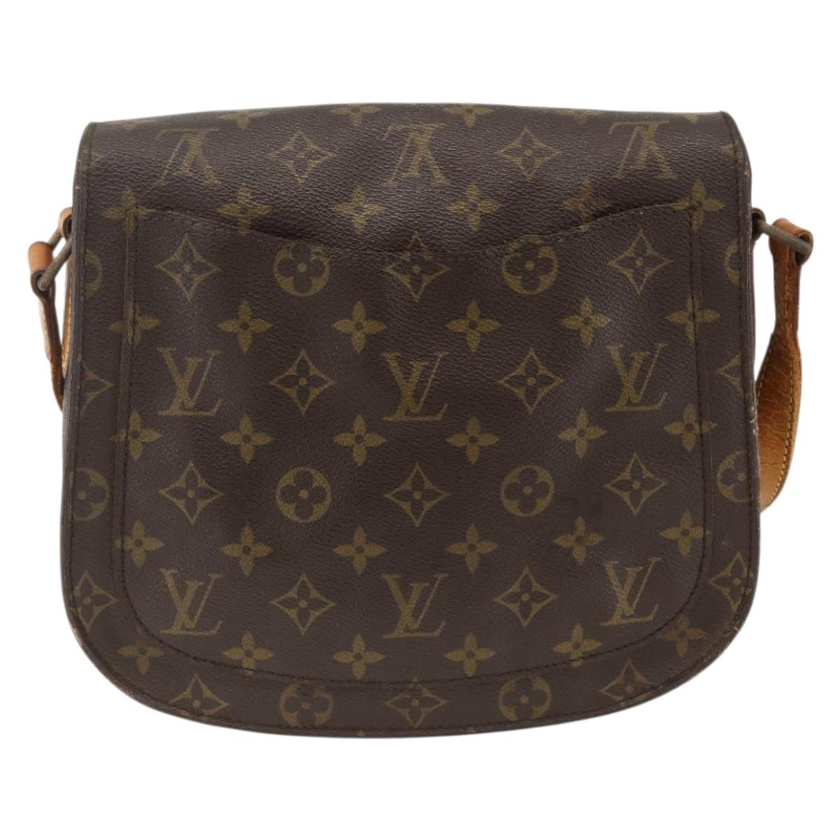 LOUIS VUITTON Monogram Saint Cloud GM Shoulder Bag M51242 LV Auth ka2858