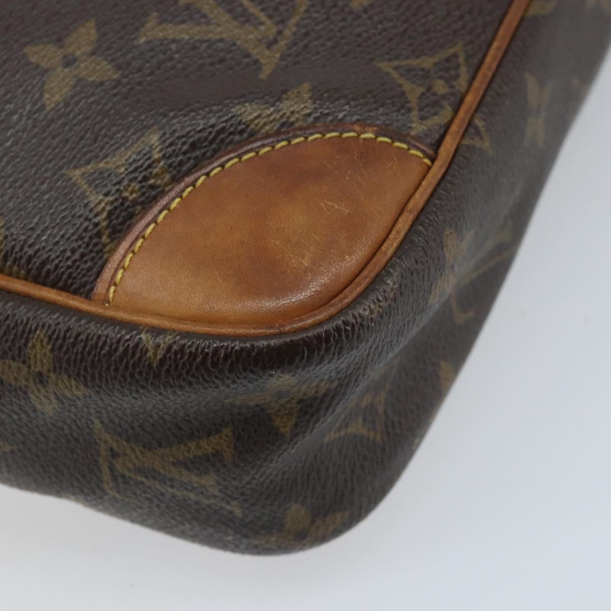 LOUIS VUITTON Monogram Compiegne 28 Clutch Bag M51845 LV Auth ka2859