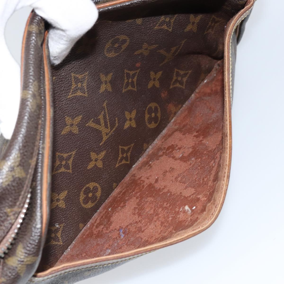 LOUIS VUITTON Monogram Compiegne 28 Clutch Bag M51845 LV Auth ka2859