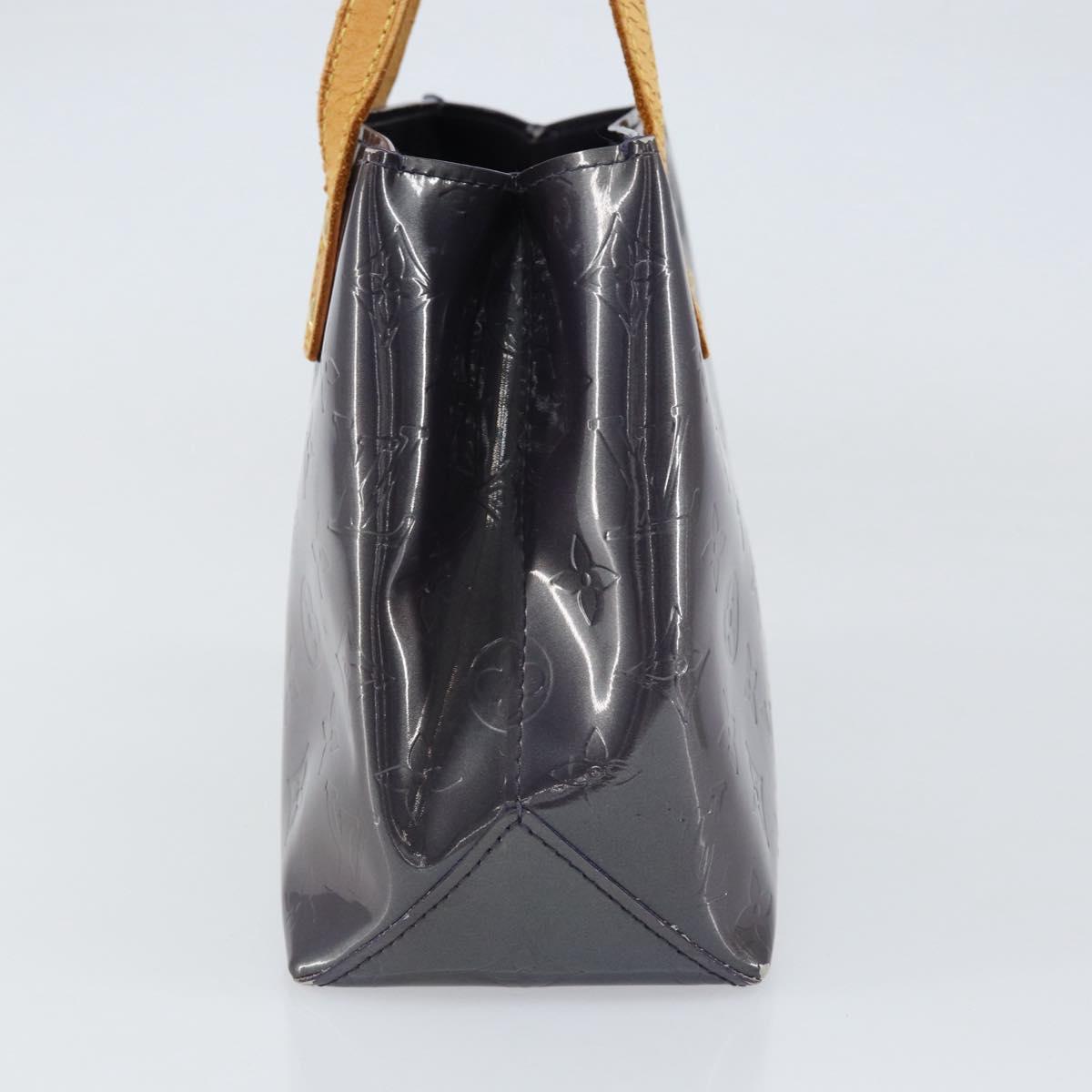 LOUIS VUITTON Monogram Vernis Reade PM Hand Bag Indigo Blue M91335 LV Auth ka286