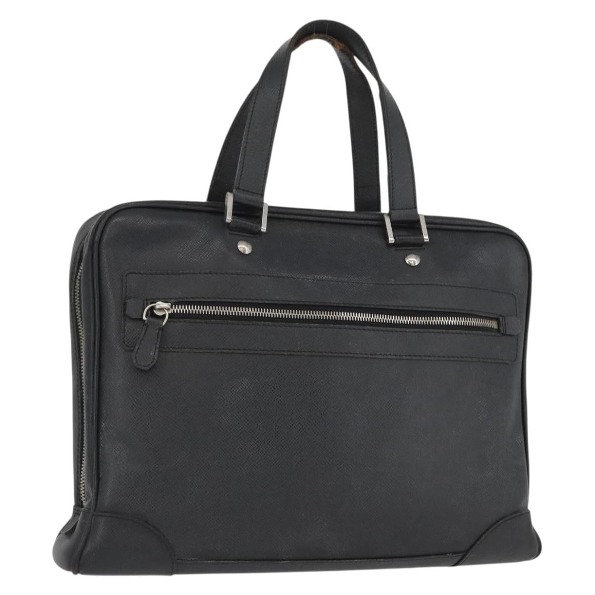 LOUIS VUITTON Taiga Igor Business Bag Ardoise M31172 LV Auth ka2863