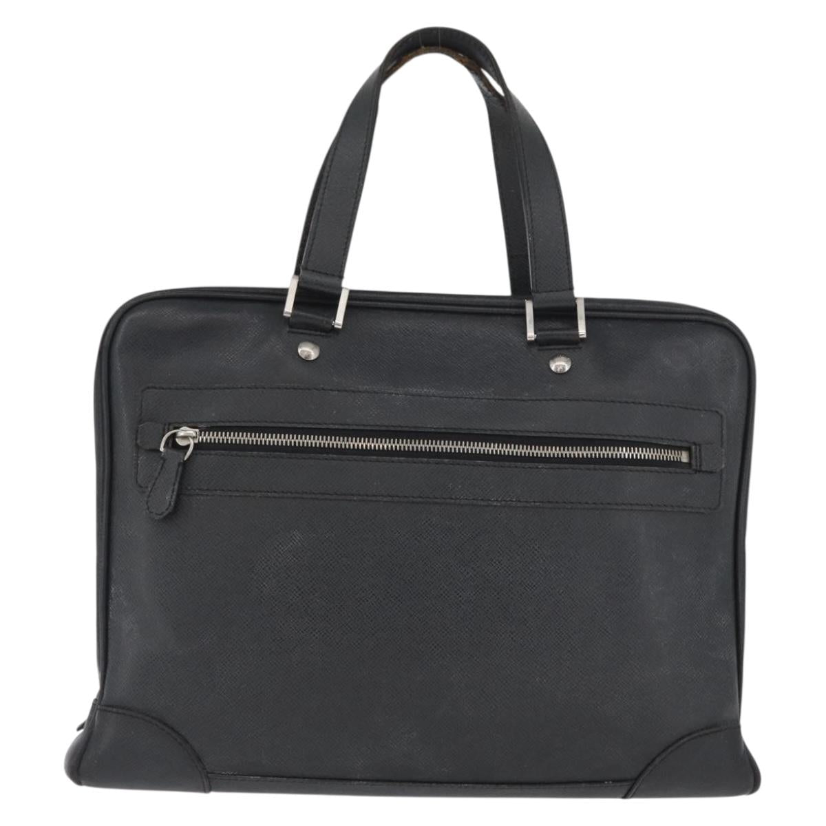 LOUIS VUITTON Taiga Igor Business Bag Ardoise M31172 LV Auth ka2863
