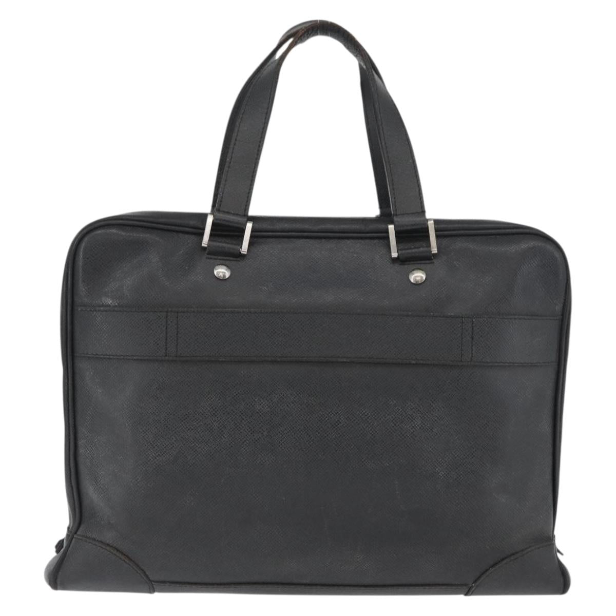 LOUIS VUITTON Taiga Igor Business Bag Ardoise M31172 LV Auth ka2863