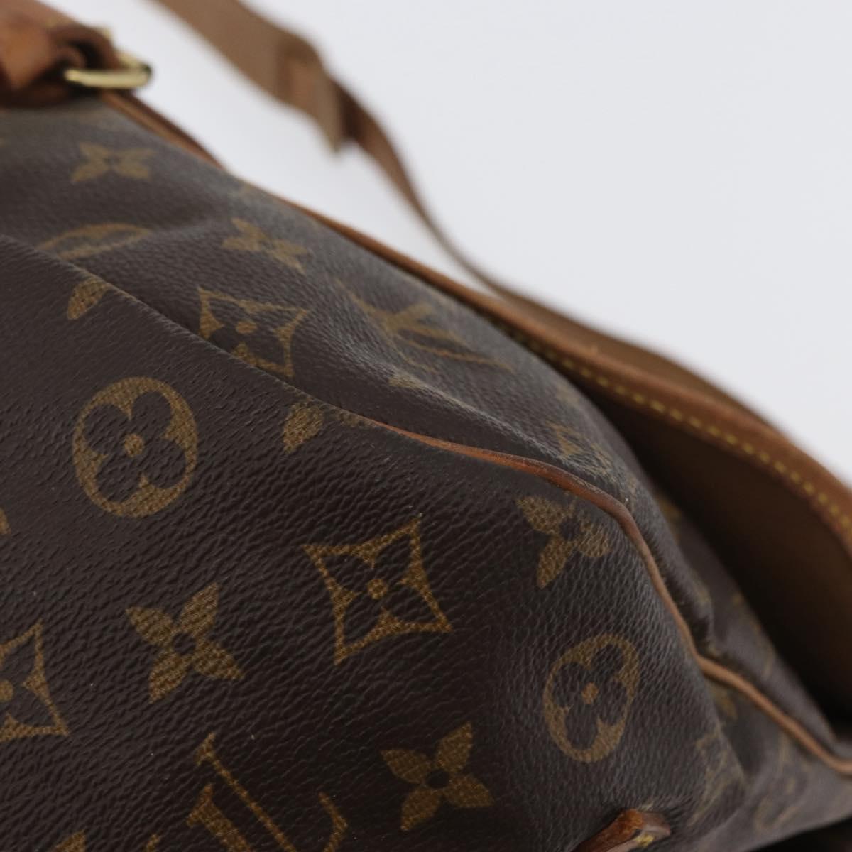 LOUIS VUITTON Monogram Saumur 35 Shoulder Bag M42254 LV Auth ka2872