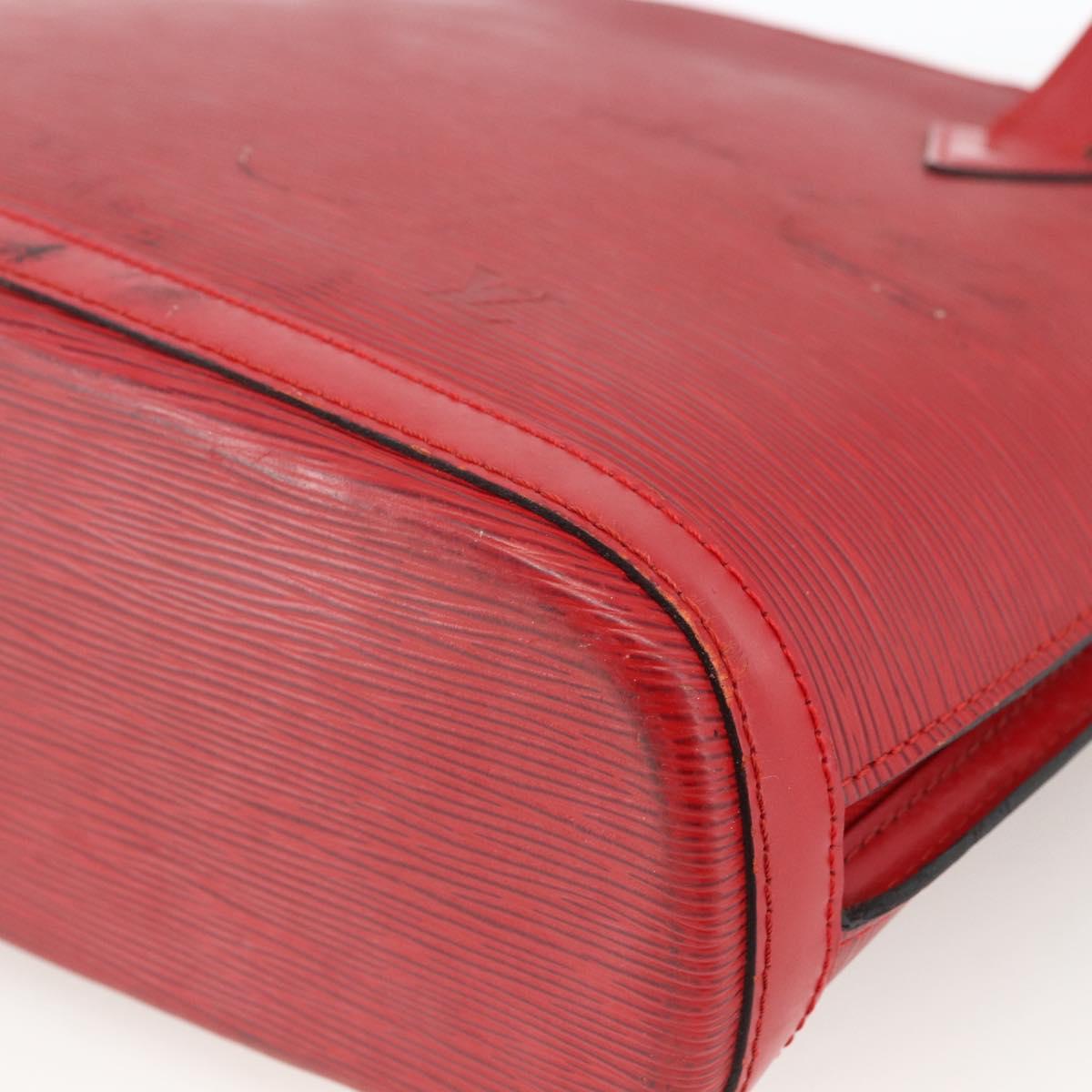LOUIS VUITTON Epi Lussac Shoulder Bag Red M52287 LV Auth ka2880