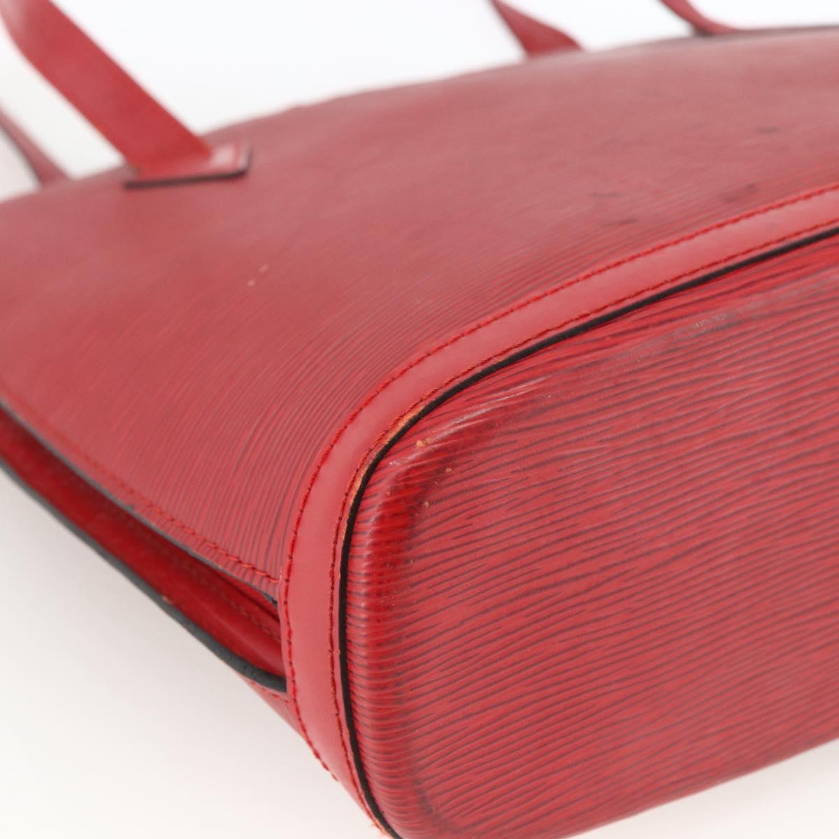 LOUIS VUITTON Epi Lussac Shoulder Bag Red M52287 LV Auth ka2880