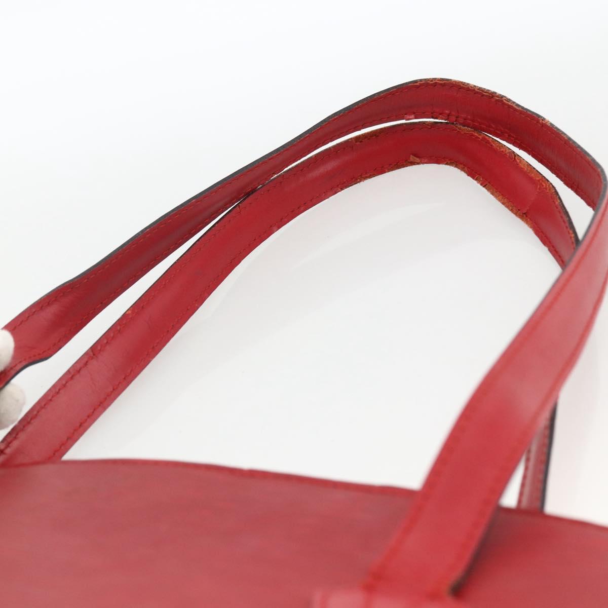LOUIS VUITTON Epi Lussac Shoulder Bag Red M52287 LV Auth ka2880