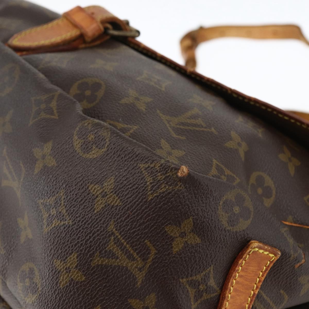 LOUIS VUITTON Monogram Saumur 35 Shoulder Bag M42254 LV Auth ka2882