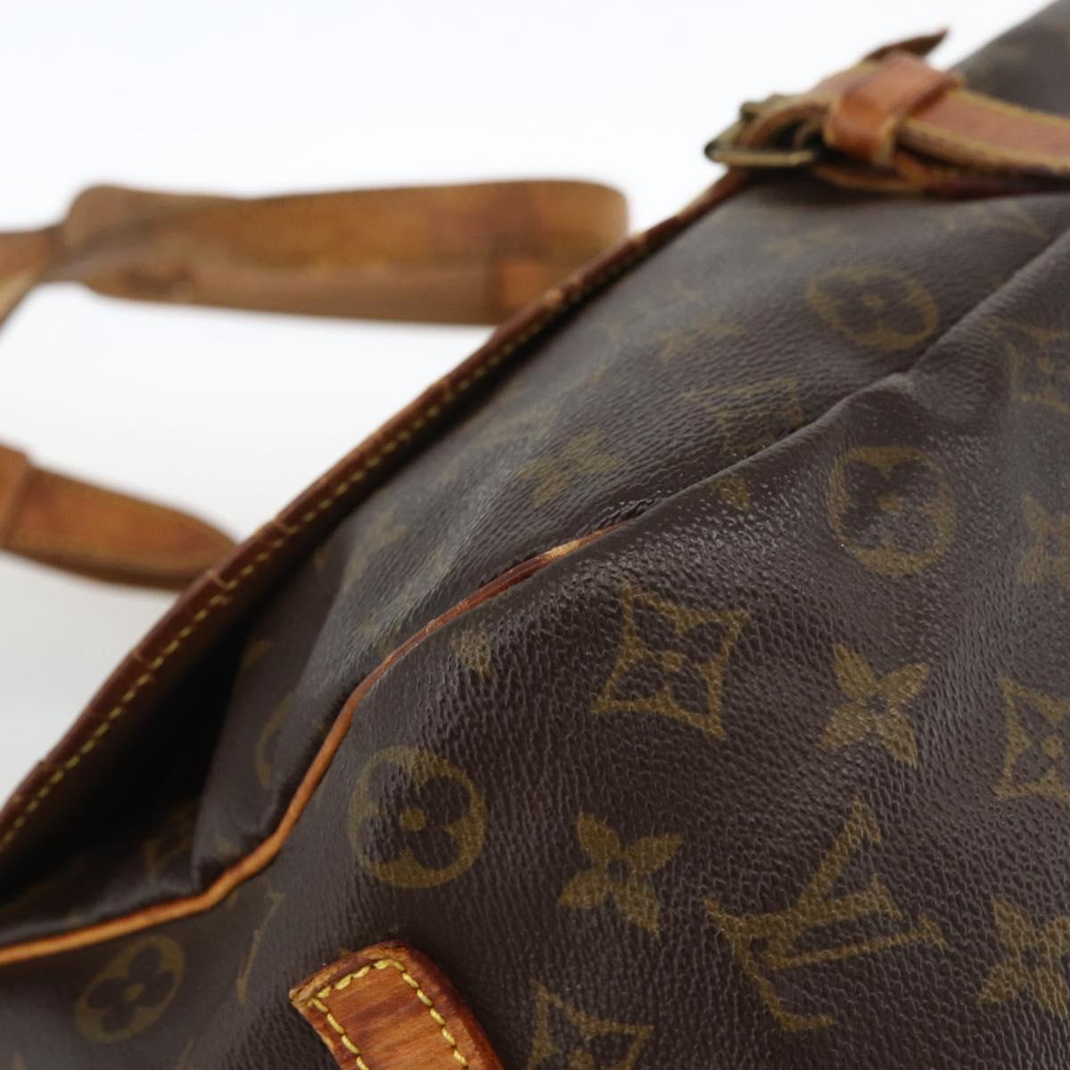 LOUIS VUITTON Monogram Saumur 35 Shoulder Bag M42254 LV Auth ka2882