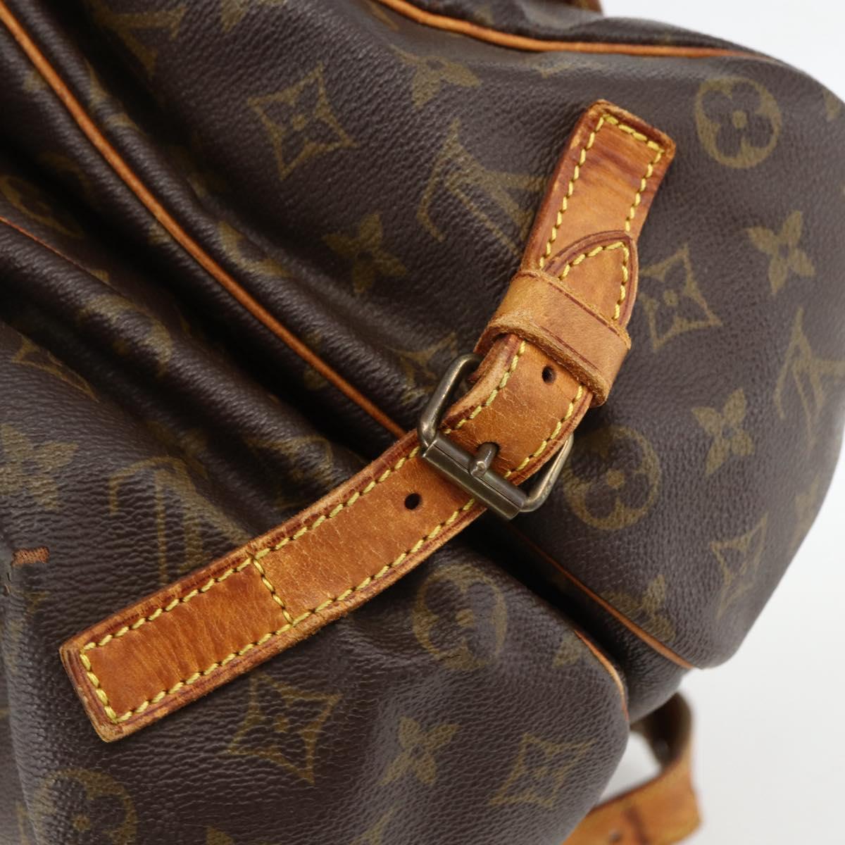 LOUIS VUITTON Monogram Saumur 35 Shoulder Bag M42254 LV Auth ka2882