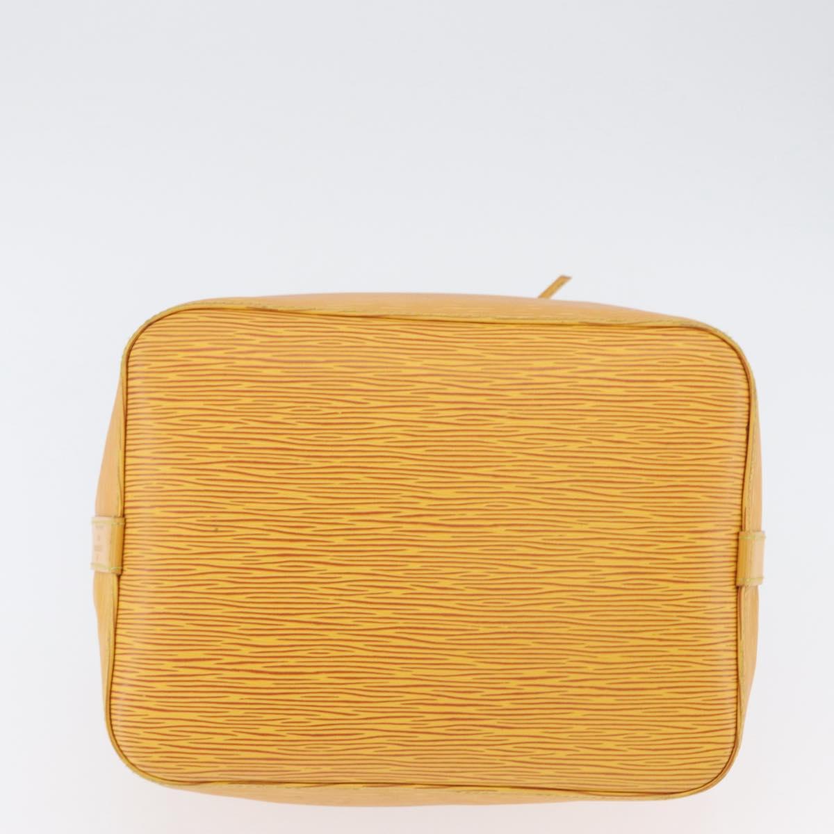 LOUIS VUITTON Epi Petit Noe Shoulder Bag Yellow M44109 LV Auth ka2883