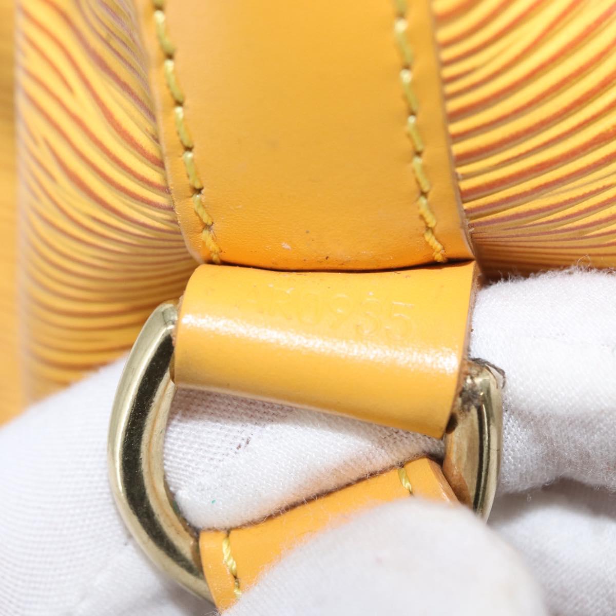 LOUIS VUITTON Epi Petit Noe Shoulder Bag Yellow M44109 LV Auth ka2883