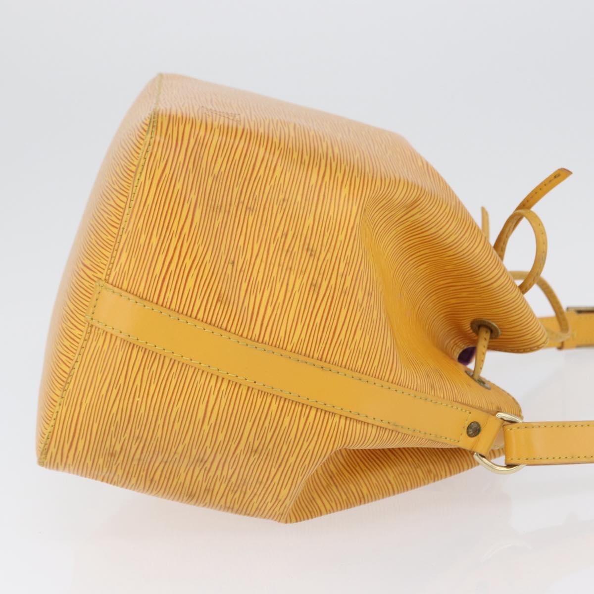 LOUIS VUITTON Epi Petit Noe Shoulder Bag Yellow M44109 LV Auth ka2883