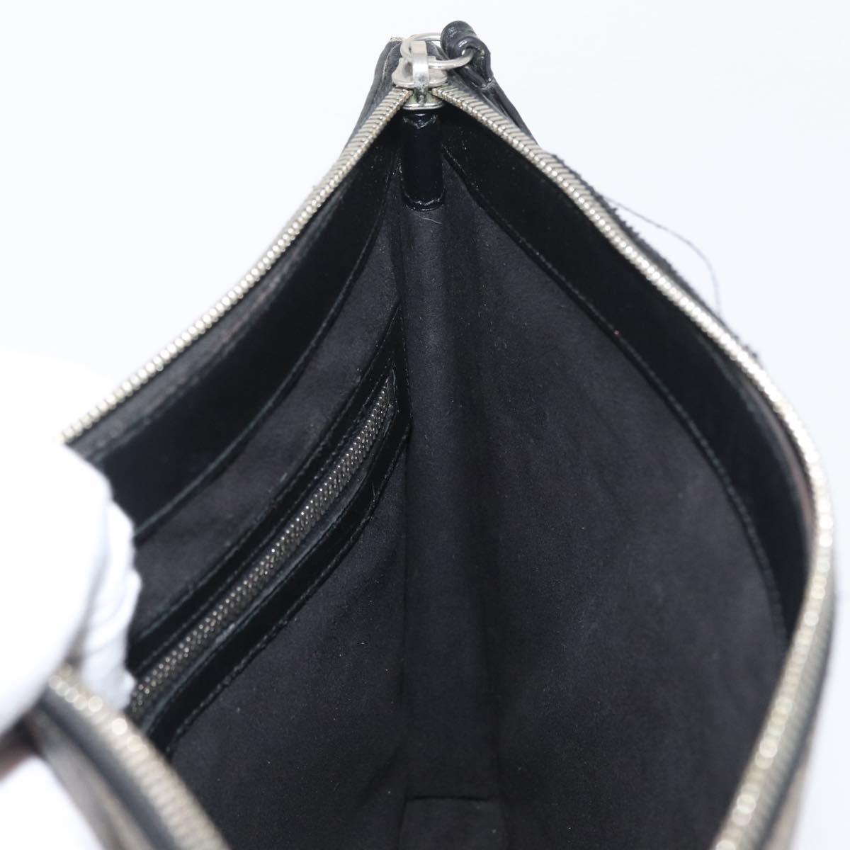 GUCCI GG Caleido Web Sherry Line Bag PVC Beige Silver 429004 Auth ka2910