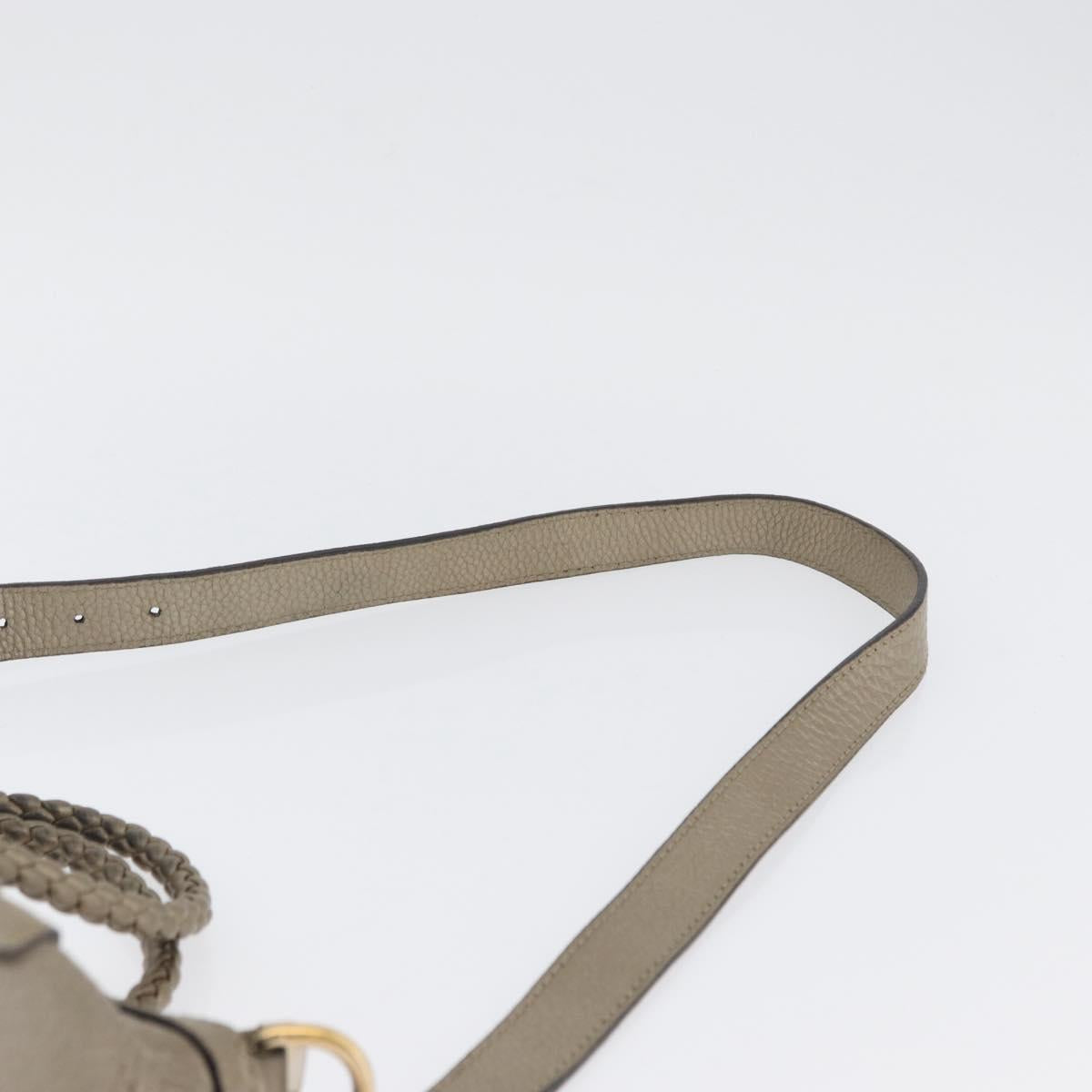 GUCCI Hand Bag Leather 2way Gold Tone 282300 Auth ka2918