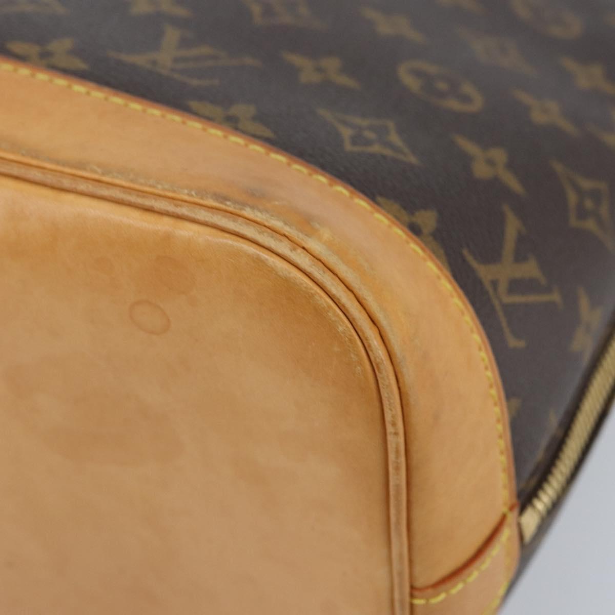 LOUIS VUITTON Monogram Alma Hand Bag M51130 LV Auth ka2922