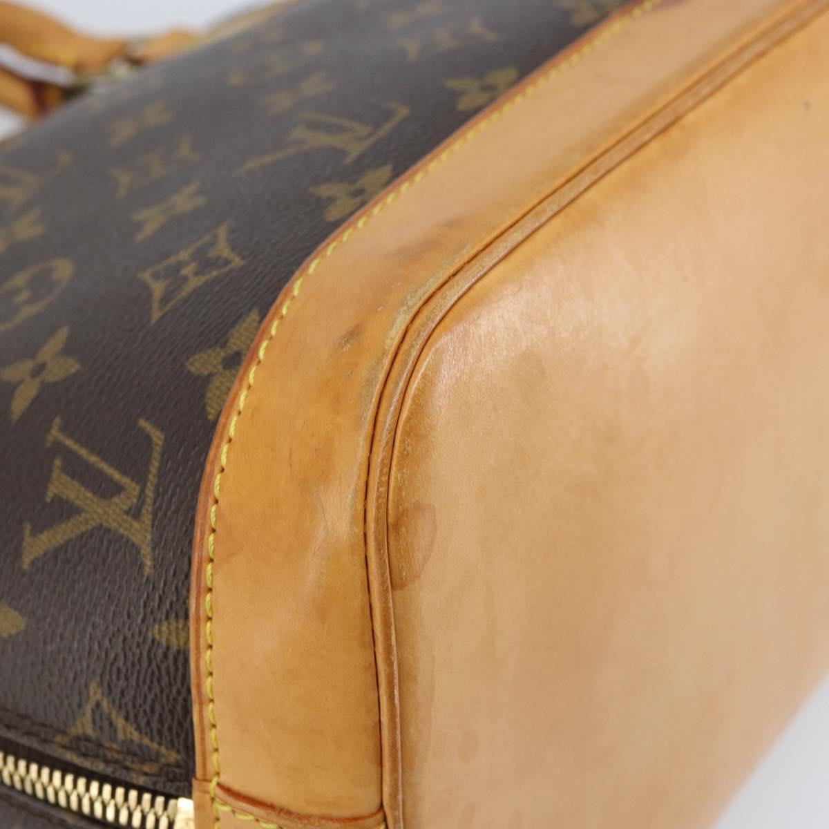 LOUIS VUITTON Monogram Alma Hand Bag M51130 LV Auth ka2922