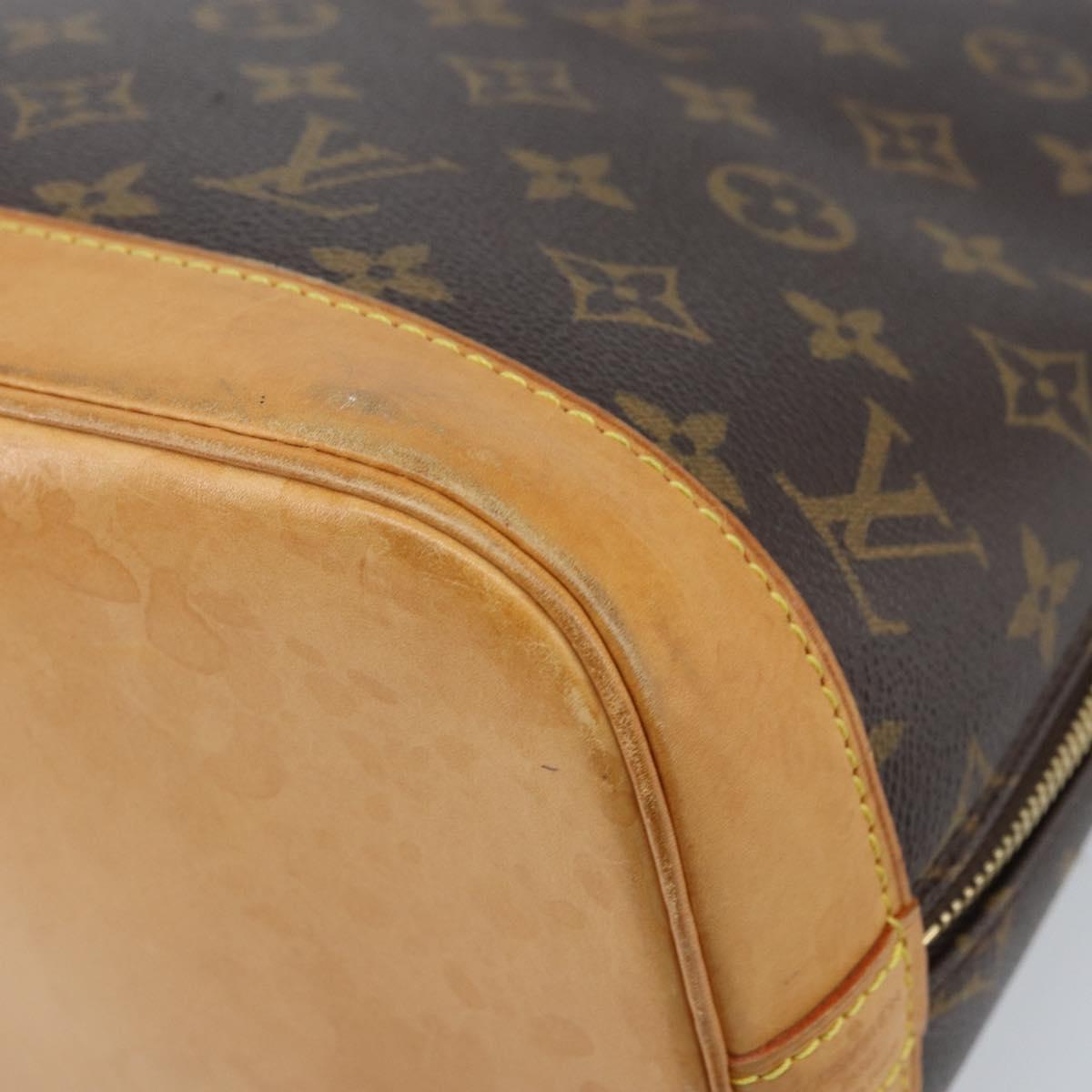 LOUIS VUITTON Monogram Alma Hand Bag M51130 LV Auth ka2922