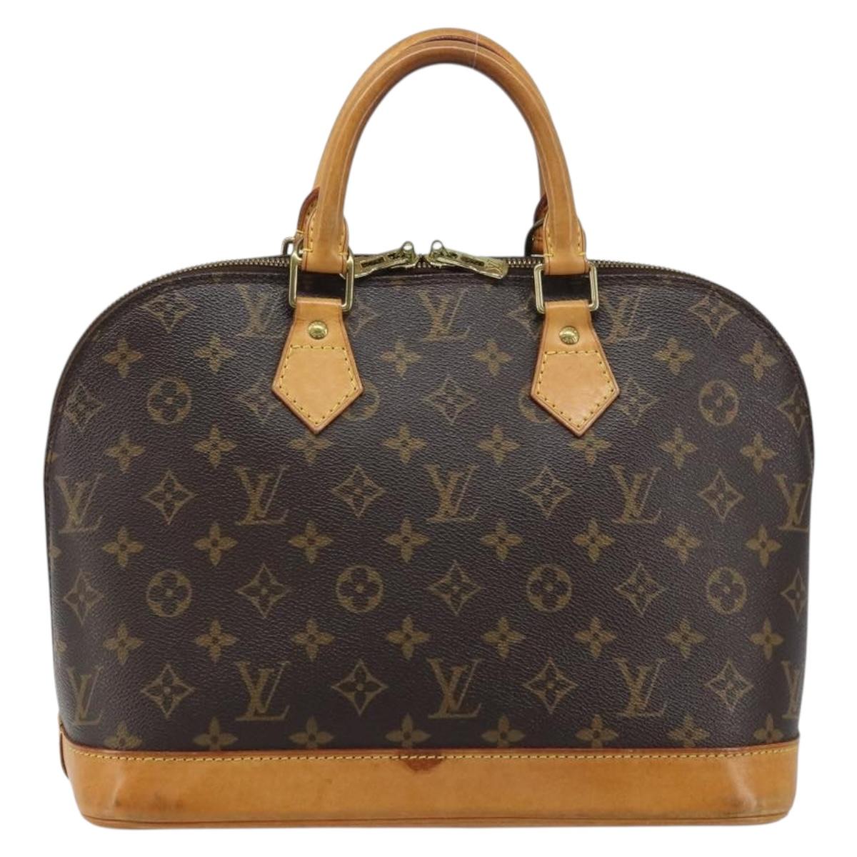 LOUIS VUITTON Monogram Alma Hand Bag M51130 LV Auth ka2922