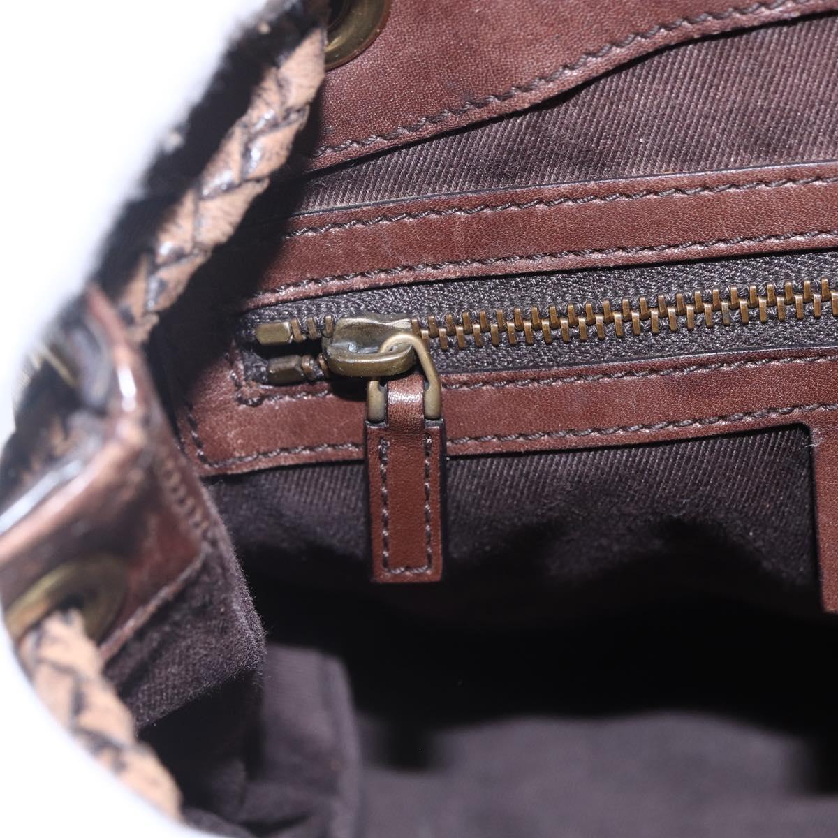 GUCCI GG Canvas Shoulder Bag Beige Gold 109143 Auth ka295