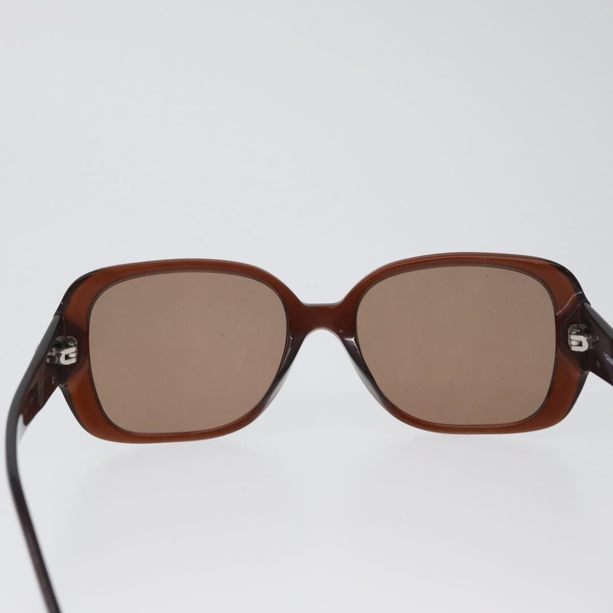 CHANEL Sunglasses plastic Brown CC Auth ka2964