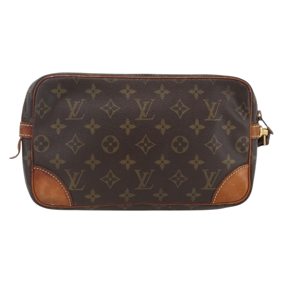 LOUIS VUITTON Monogram Marly Dragonne GM Clutch Bag M51825 LV Auth ka2970