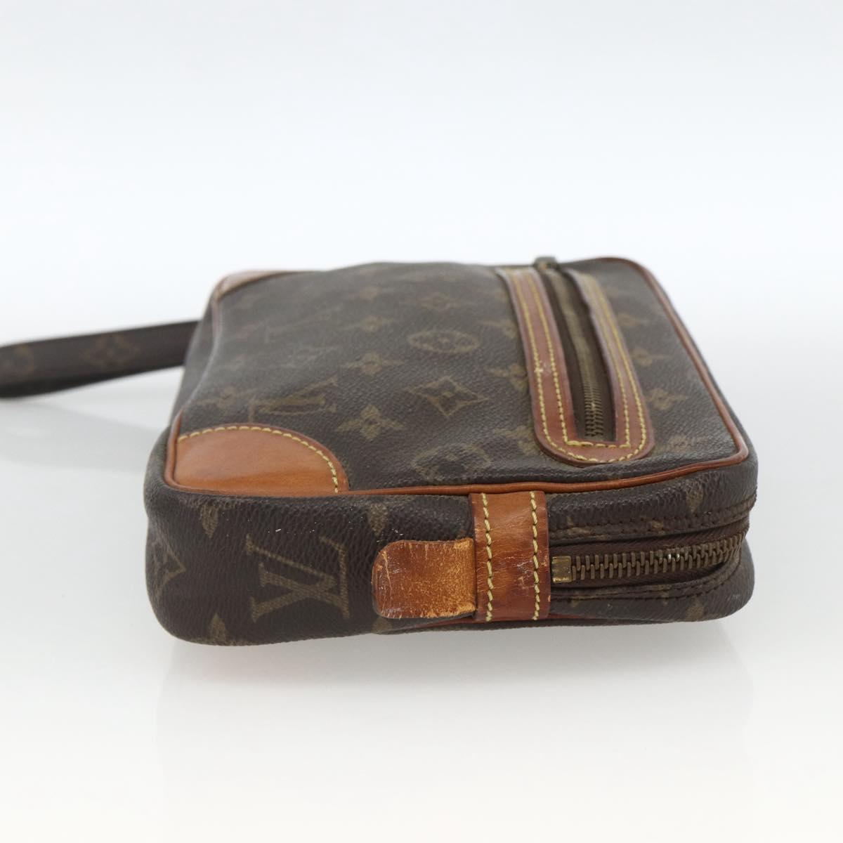 LOUIS VUITTON Monogram Marly Dragonne GM Clutch Bag M51825 LV Auth ka2970
