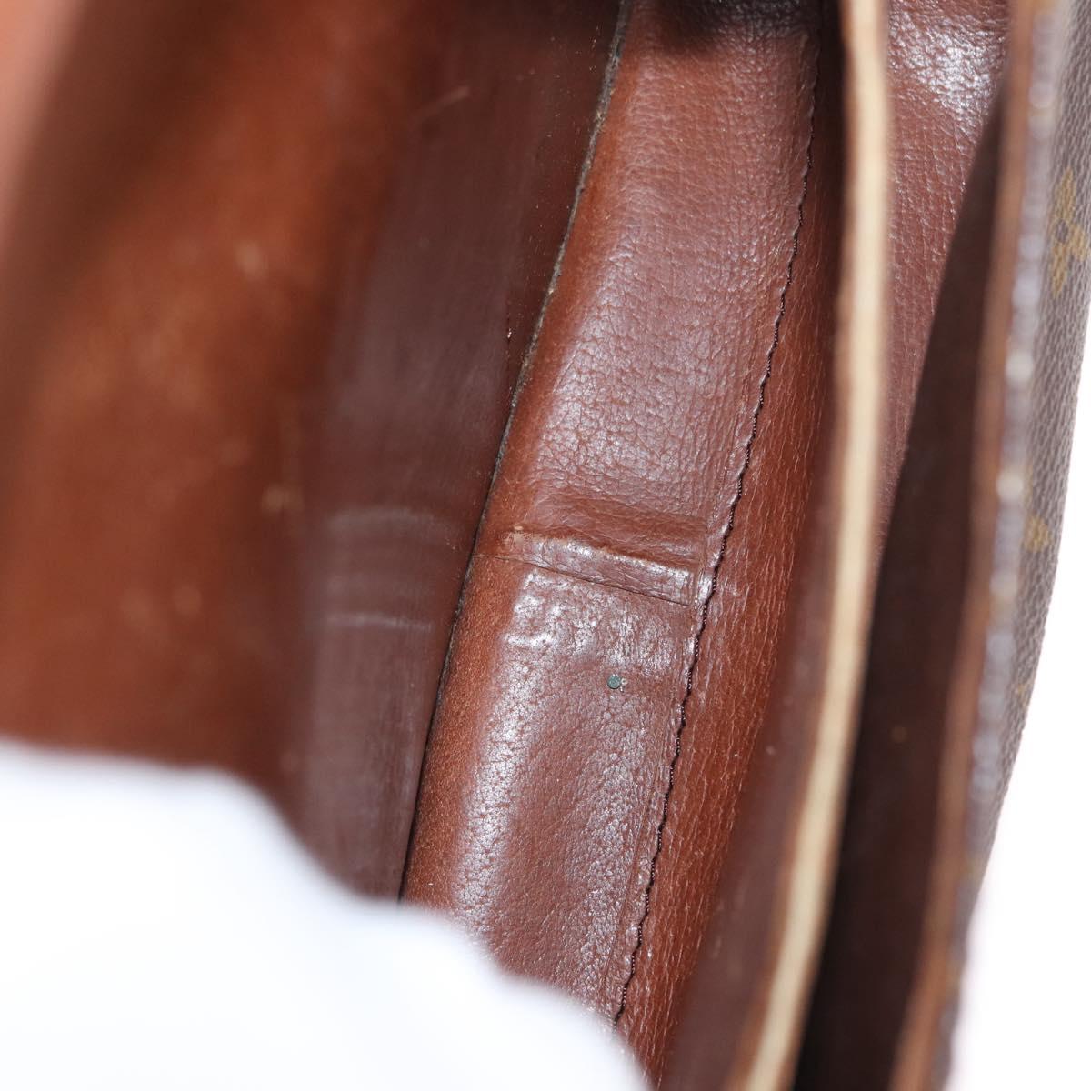 LOUIS VUITTON Monogram Cartouchiere MM Bag Vintage M51253 LV Auth ka2974