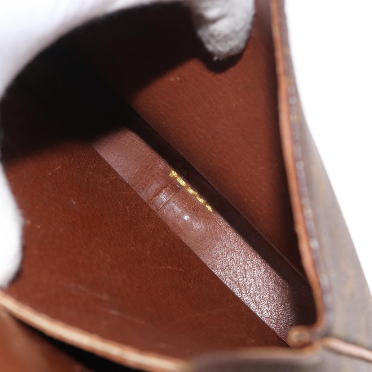 LOUIS VUITTON Monogram Cartouchiere MM Bag Vintage M51253 LV Auth ka2974