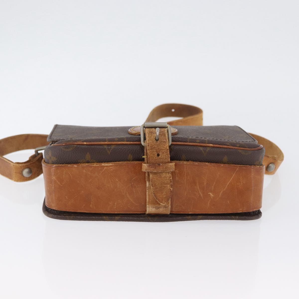 LOUIS VUITTON Monogram Cartouchiere MM Bag Vintage M51253 LV Auth ka2974