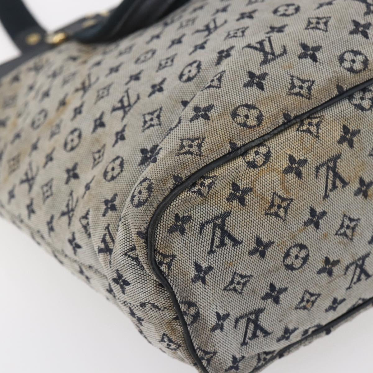 LOUIS VUITTON Monogram Mini Lucille GM Tote Bag TST Blue M92679 LV Auth ka298