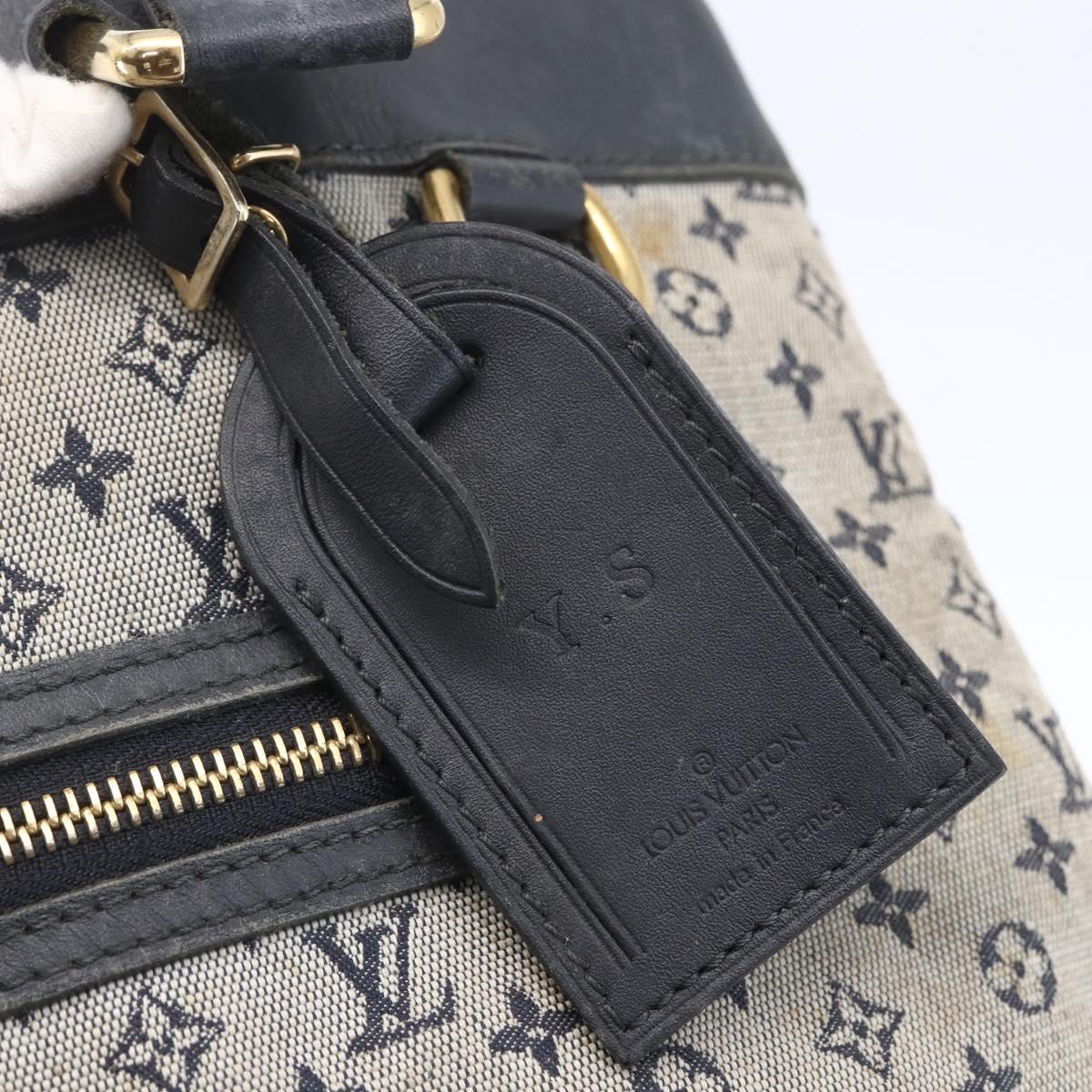 LOUIS VUITTON Monogram Mini Lucille GM Tote Bag TST Blue M92679 LV Auth ka298