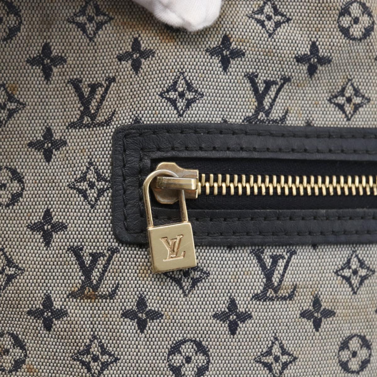 LOUIS VUITTON Monogram Mini Lucille GM Tote Bag TST Blue M92679 LV Auth ka298