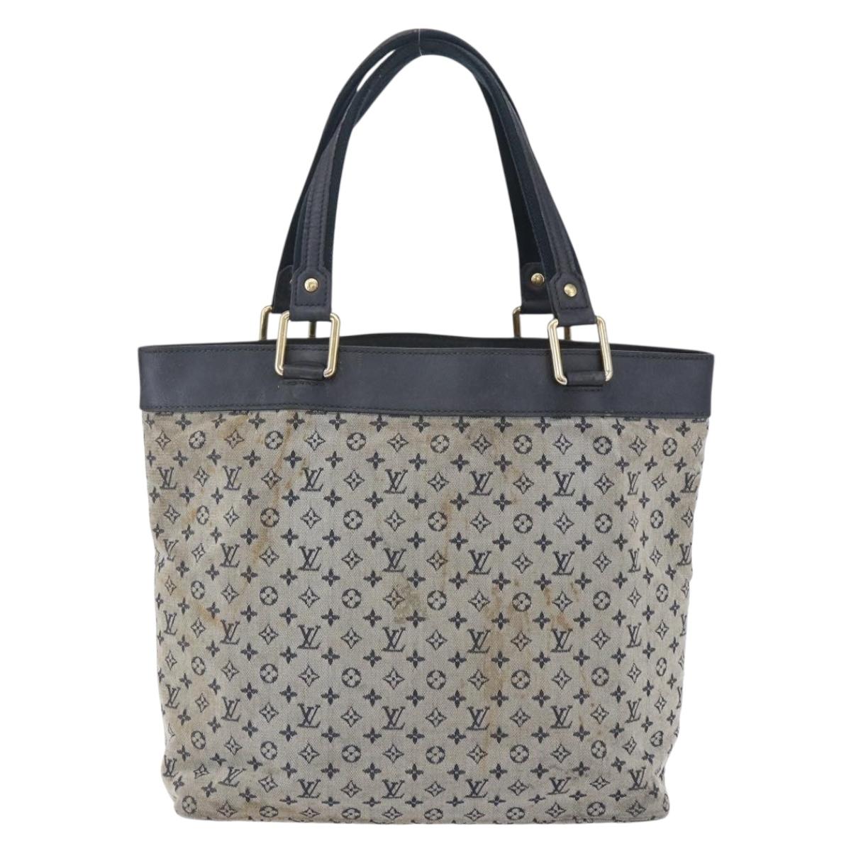 LOUIS VUITTON Monogram Mini Lucille GM Tote Bag TST Blue M92679 LV Auth ka298