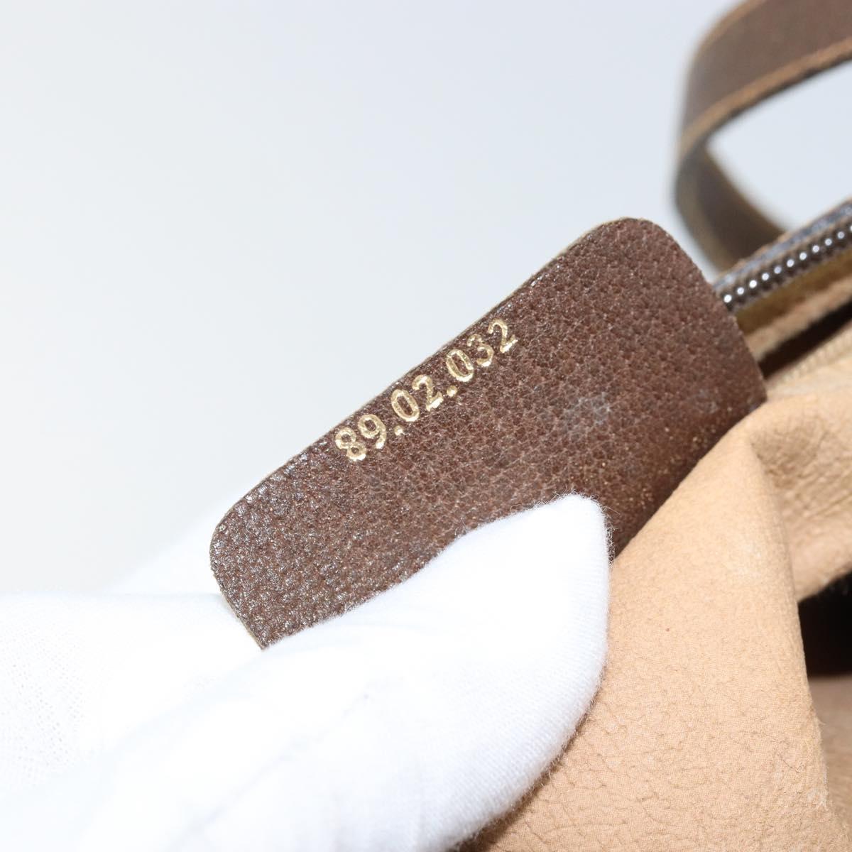 GUCCI GG Supreme Web Sherry Line Bag PVC Beige Red 89 02 032 Auth ka2995